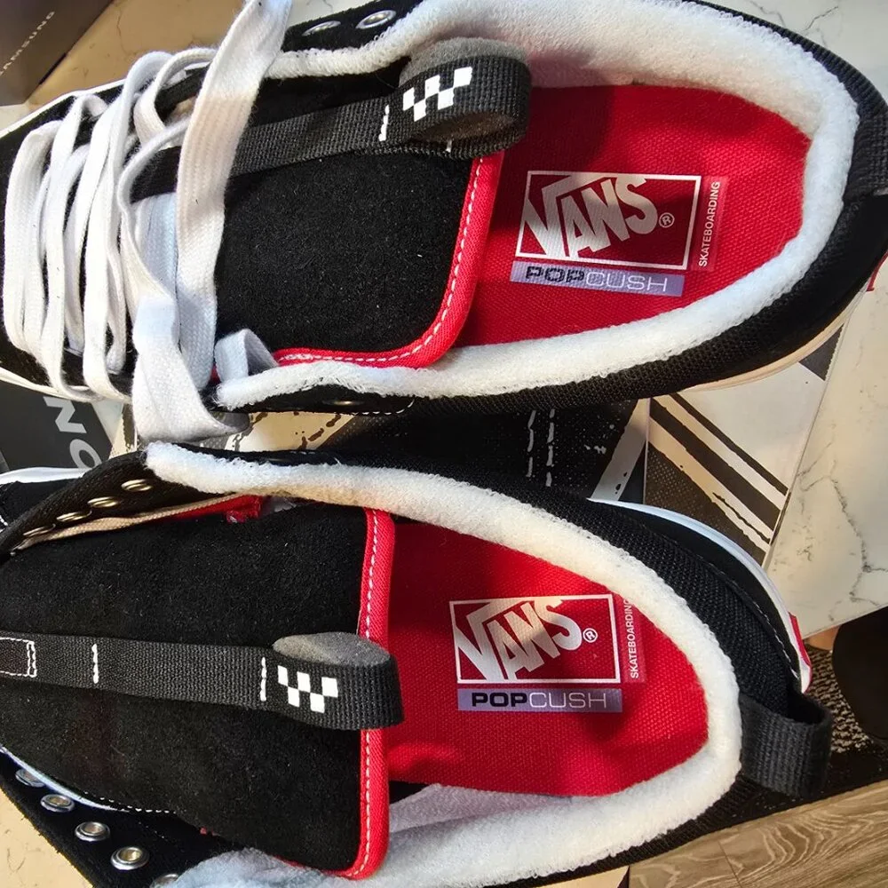 Vans Skate Old Skool 36 Black White VN000D5RBA2 Men's Size 12 Shoes NEW - Picture 7 of 16